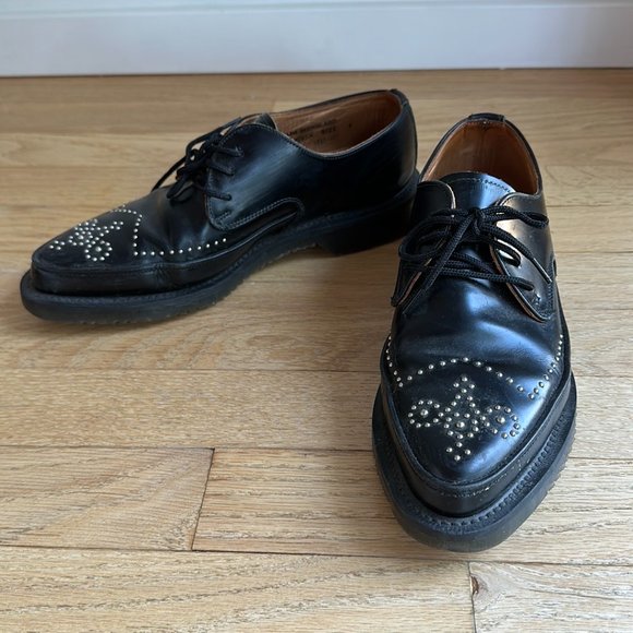 ♻️DONATED DEC. 2023♻️ 
George Cox pointed toe patent leather oxford - Picture 1 of 13